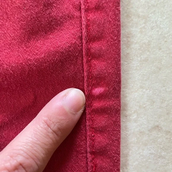 LOVESICK- Super skinny red jeans- Juniors Size 13 - Picture 5 of 11